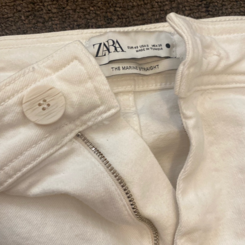 Never worn Zara white pants